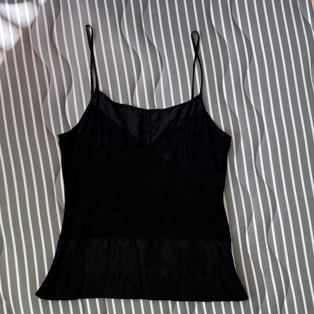 Raquel Allegra Black Camisole Top